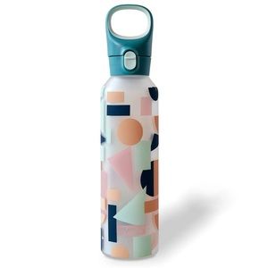 Pyrex Color Changing Water Bottles 17.5 oz Pink, blue, green